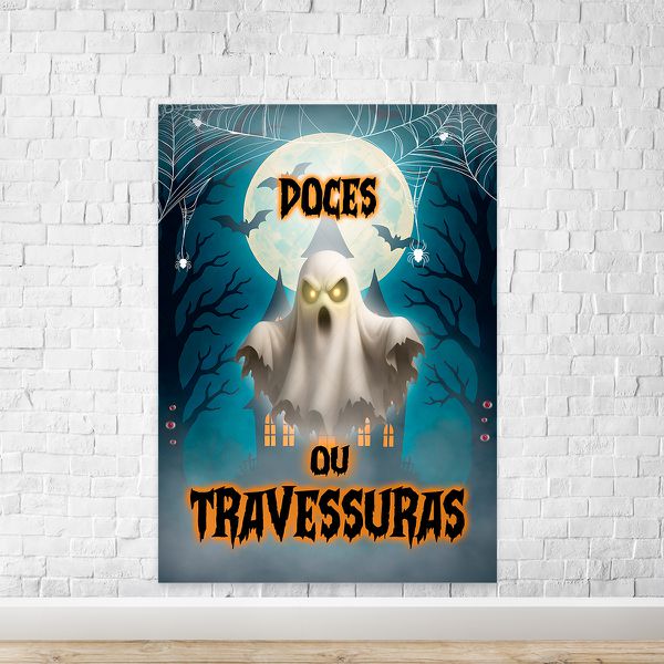 Painel Retangular Tema Halloween 7160