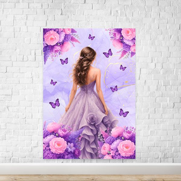 Painel Retangular Tema 15 Anos 7153