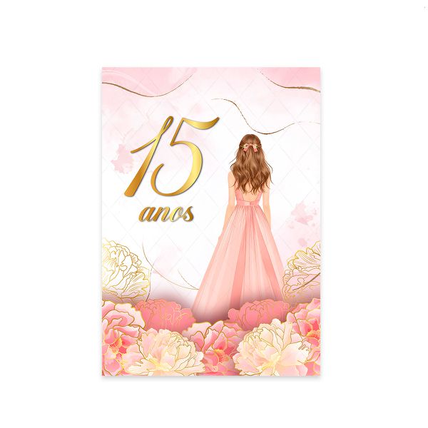 Painel Retangular 15 Anos 7067