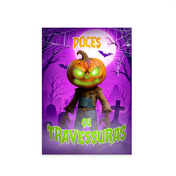 Painel Retangular Tema Halloween 7162