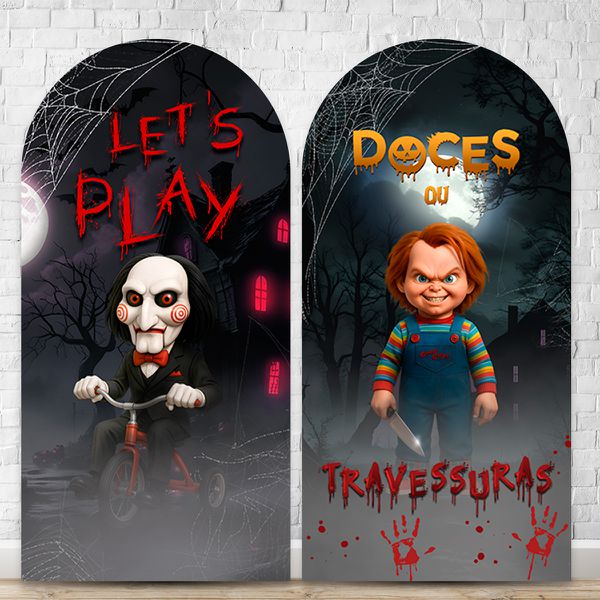 Painel Romano Tema Halloween 7159