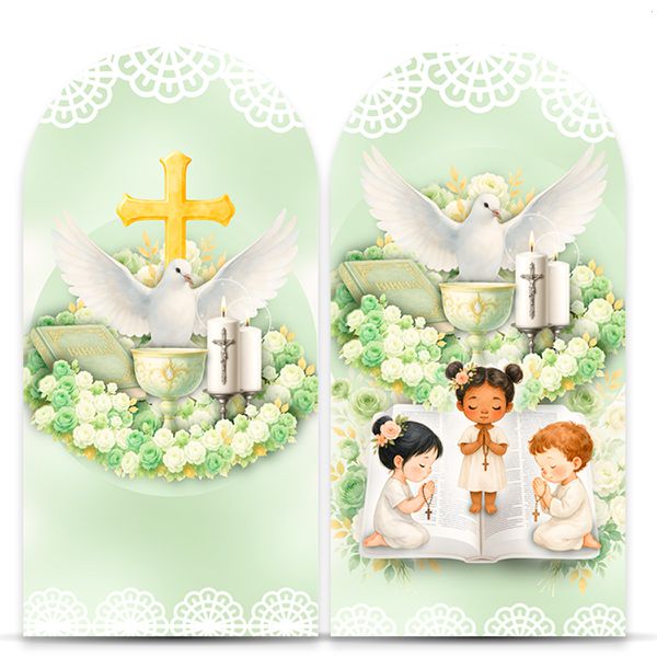 Painel Romano Tema Batizado 7140