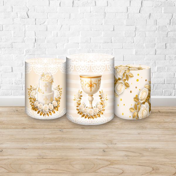 Trio Capas Cilindros Tema Batizado 7139