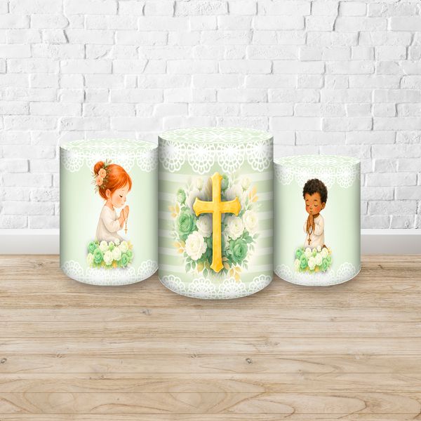 Trio Capas Cilindros Tema Batizado 7140