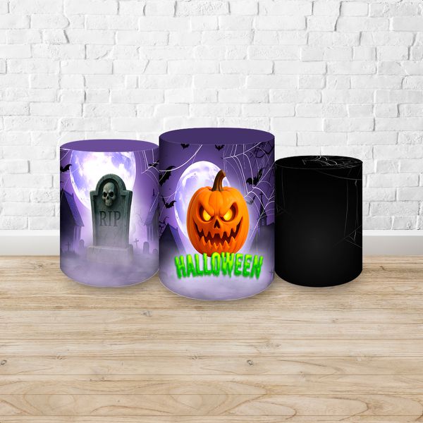 Trio de Cilindros Tema Halloween 7161