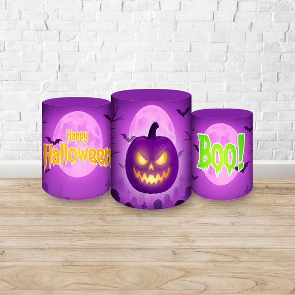 Trio de Cilindros Tema Halloween 7162
