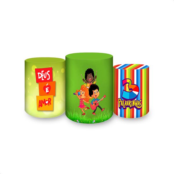 Trio Capas Cilindros Tema 3 Palavrinhas 7128