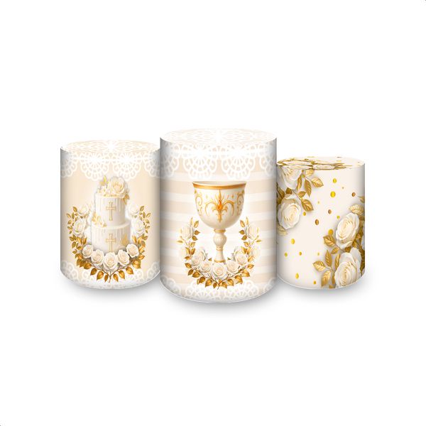 Trio Capas Cilindros Tema Batizado 7139
