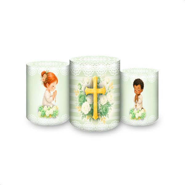 Trio Capas Cilindros Tema Batizado 7140