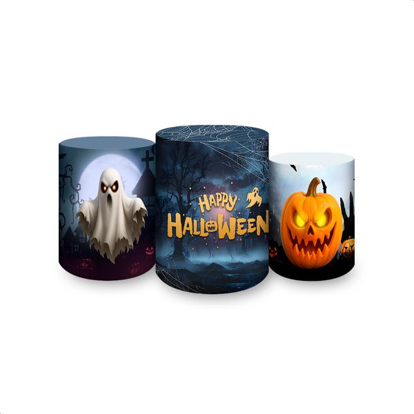 Trio de Cilindros Tema Halloween 7160