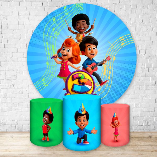 Kit 4 Capas Tema 3 Palavrinhas 7127