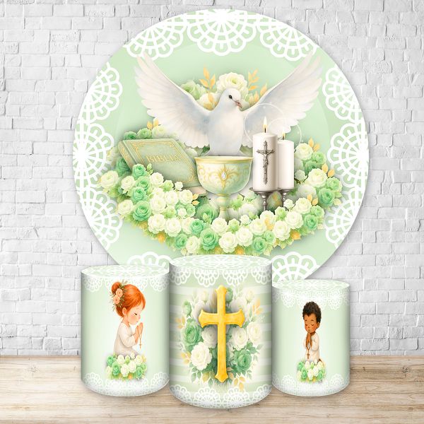 Kit 4 Capas Tema Batizado 7140