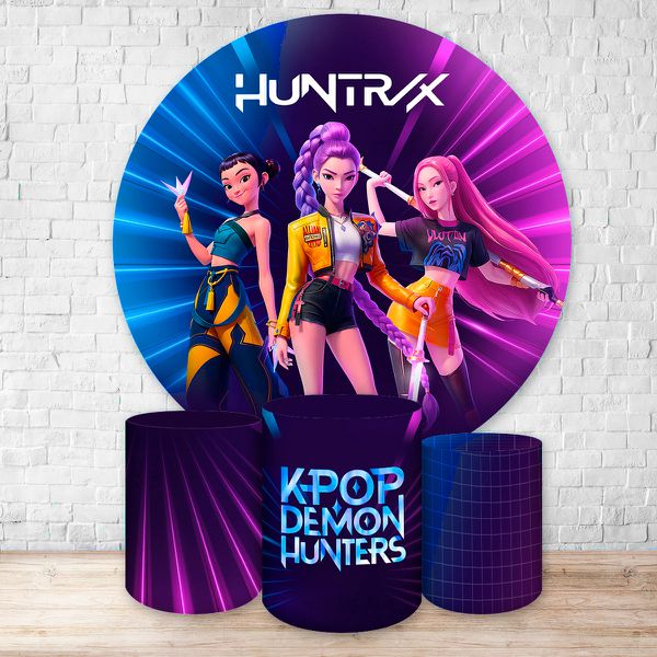 Kit Completo Tema Guerreiras do K-Pop 7157