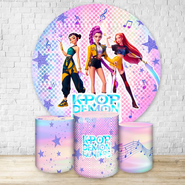 Kit Completo Tema Guerreiras do K-Pop 7158