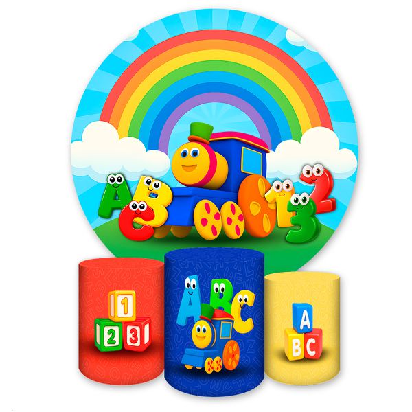 Kit 4 Capas Tema Bob o Trem 7077