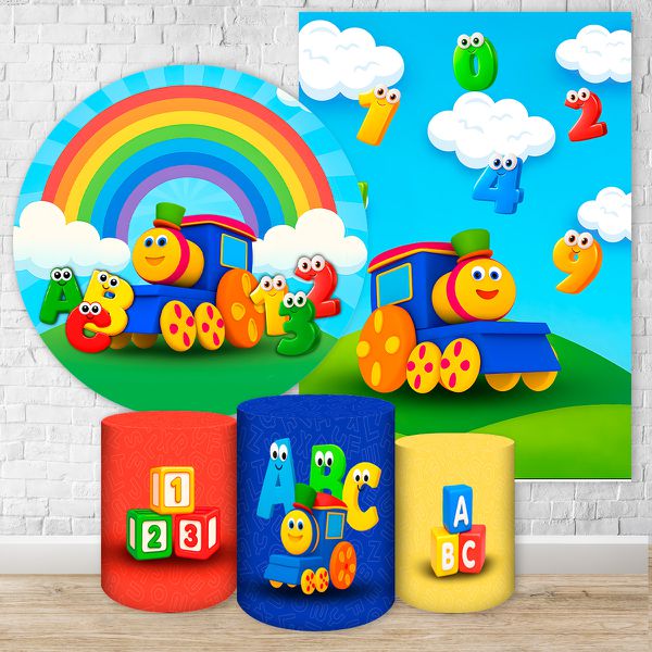 Kit 5 Peças Tema Bob o Trem 7077
