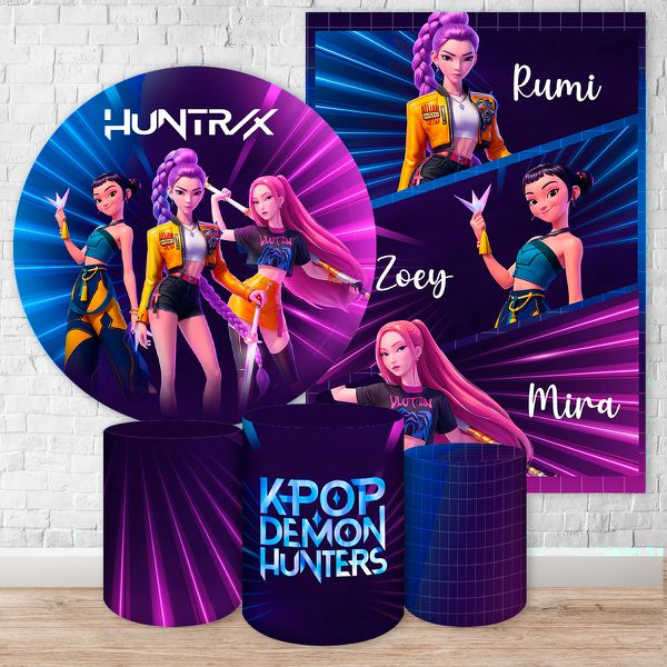 Kit 5 Peças Tema Guerreiras do K-Pop 7157