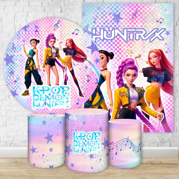 Kit 5 Peças Tema Guerreiras do K-Pop 7158