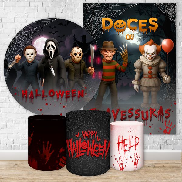 Kit 5 Peças Tema Halloween 7159