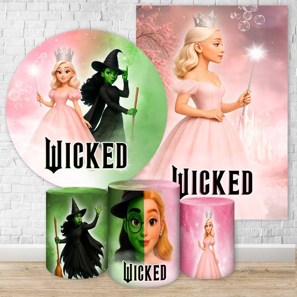 Kit 5 Peças Tema Wicked 7169