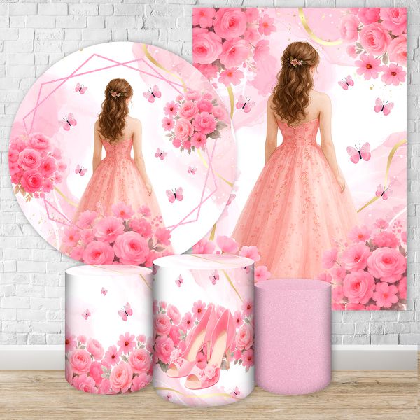 Kit 5 Peças Tema 15 Anos 7154