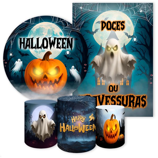 Kit 5 Peças Tema Halloween 7160