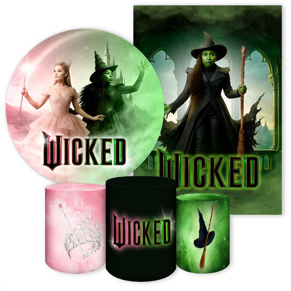 Kit 5 Peças Tema Wicked 7168