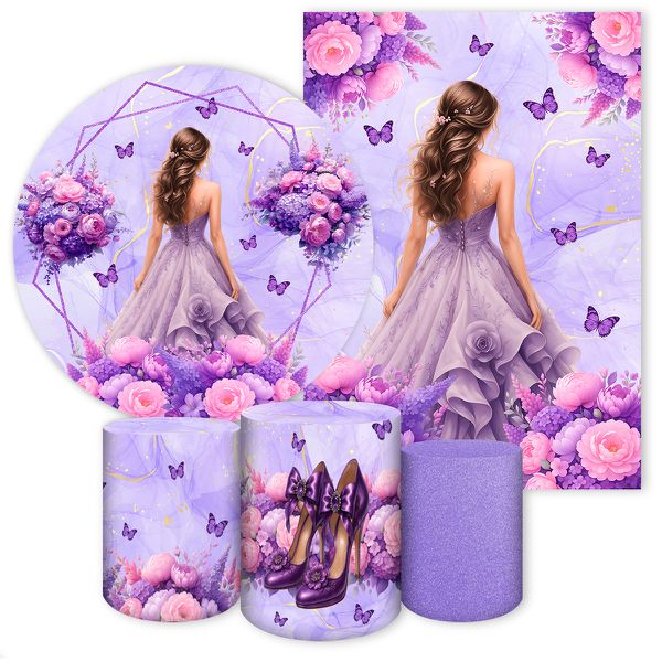 Kit 5 Peças Tema 15 Anos 7153