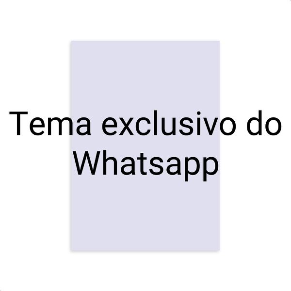 Capa Painel Retangular Sublimado Tema Exclusivo Whatsapp