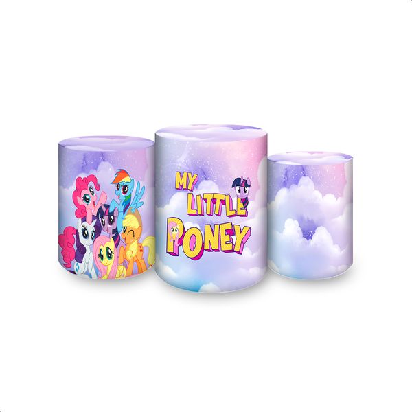 Trio Capas Cilindros Sublimados Tema My Little Pony 2643