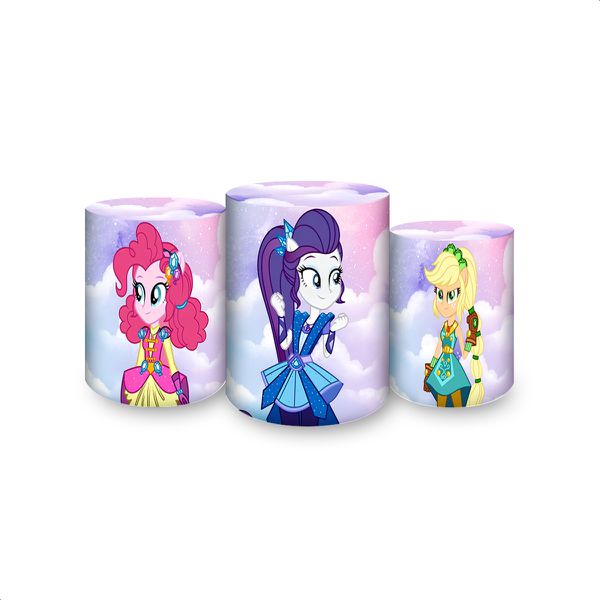 Trio Capas Cilindros Sublimados Tema My Little Pony 2648