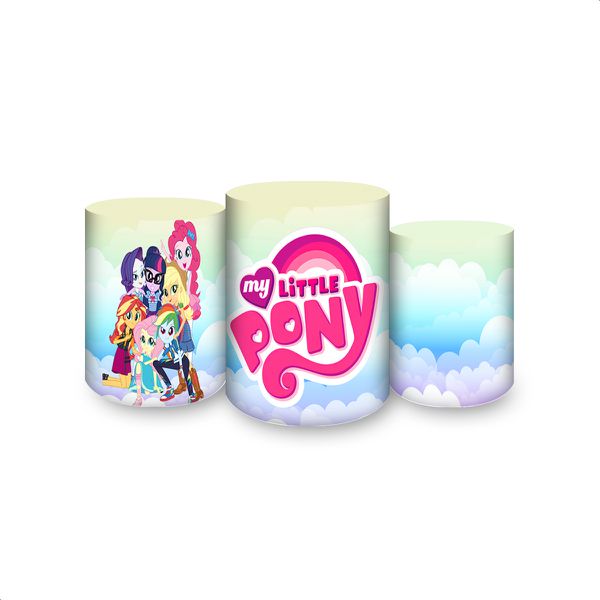 Trio Capas Cilindros Sublimados Tema My Little Pony 2649