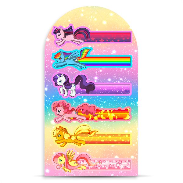 Capa Painel Romano Sublimado Tema My Little Pony 2644