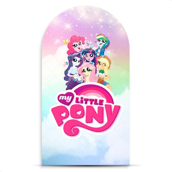 Capa Painel Romano Sublimado Tema My Little Pony 2649