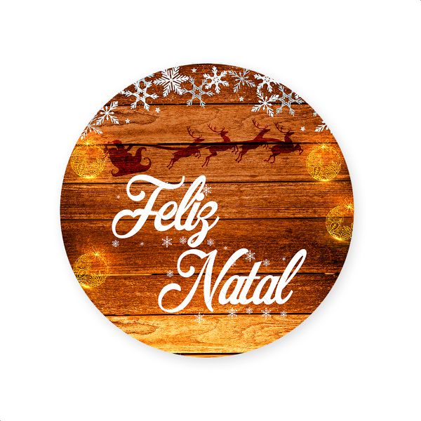 Capa Painel Redondo Sublimados Tema Natal 2511