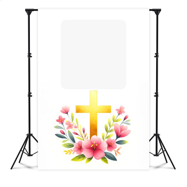 Capa Painel Interativo Para Fotos Vazado Tema Religioso/ Nossa Senhora cute/santinha 2069