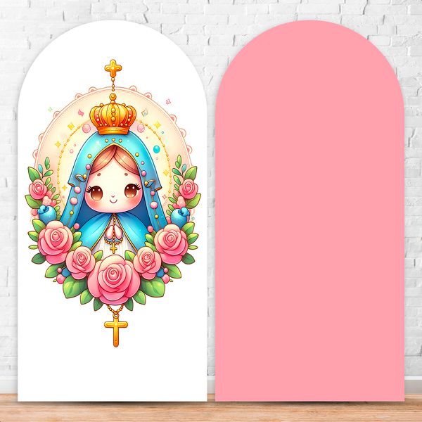 Capa Painel Romano Sublimado Tema Religioso/Nossa Senhora cute /santinha 2069