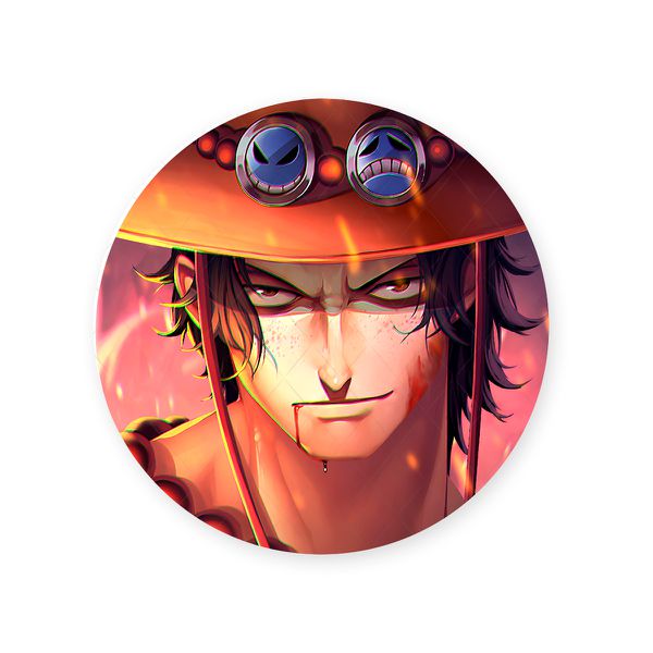 Capa Painel Redondo Sublimados Tema One Piece 2501