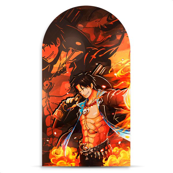 Capa Painel Romano Sublimado Tema One Piece 2501