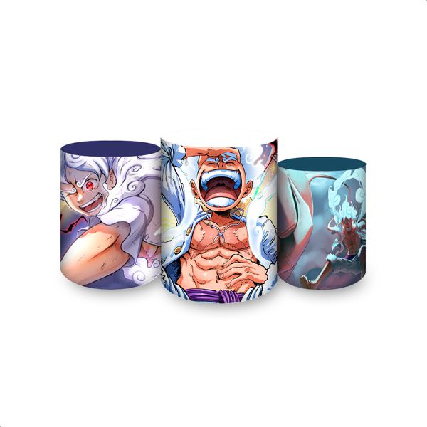 Trio Capas Cilindros Sublimados Tema One Piece 2502