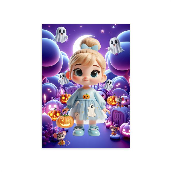 Capa Painel Retangular Sublimado Tema Halloween 4607