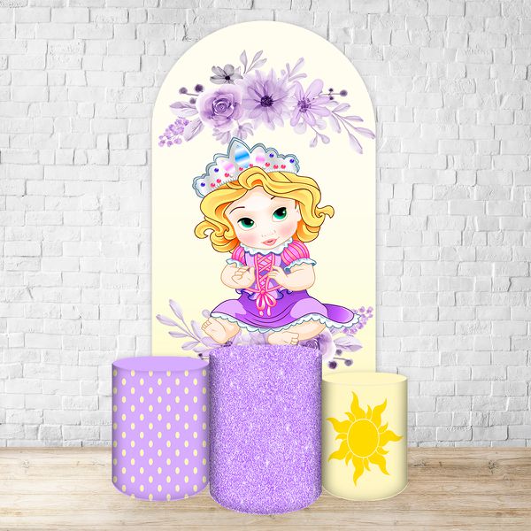 Capa Painel Romano Veste fácil + 3 Capas Cilindros Tema Princesa Cute 2014