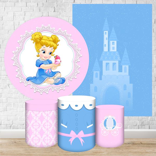 Kit 5 Peça Tema Cinderela 2015