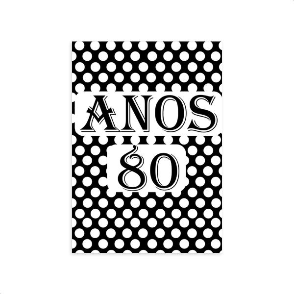 Capa Painel Retangular Sublimado Tema Retro 4018