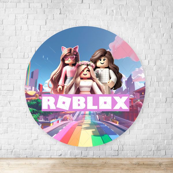 Capa Painel Redondo Sublimados Tema Roblox 2717