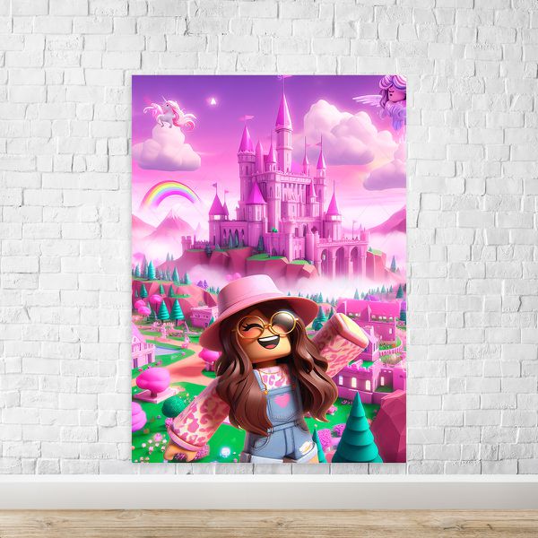Capa Painel Retangular Sublimado Tema Roblox 2717