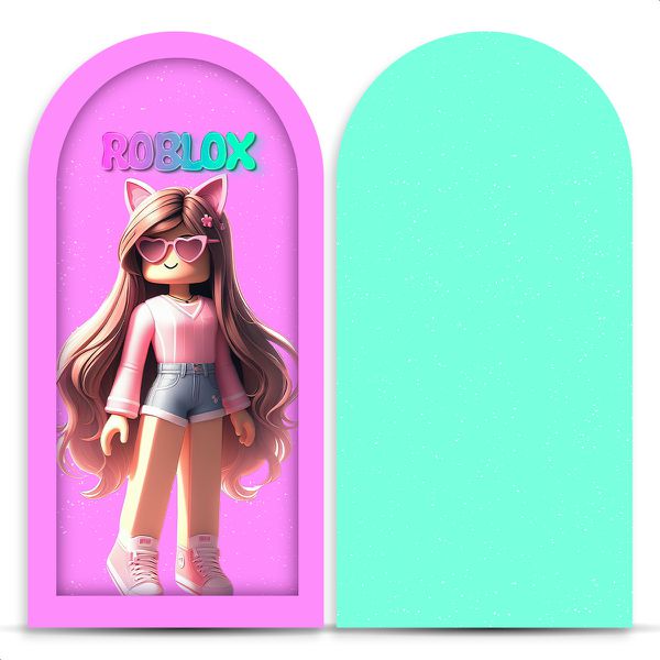 Capa Painel Romano Sublimado Tema Roblox 2202