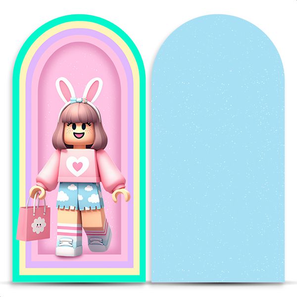 Capa Painel Romano Sublimado Tema Roblox 2203