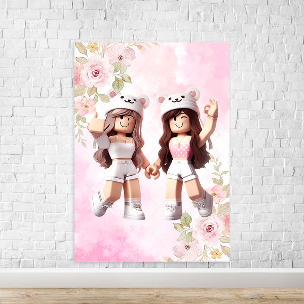 Capa Painel Retangular Sublimado Tema Roblox 2204
