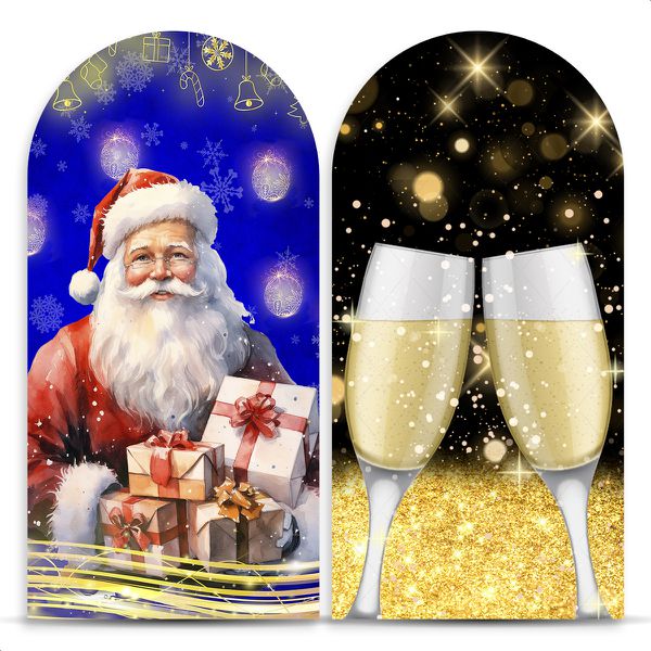 Capa Painel Romano Sublimado Tema Natal Ano Novo 4057